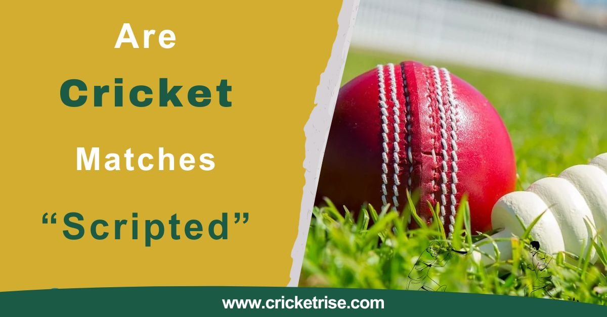 Are cricket matches scripted