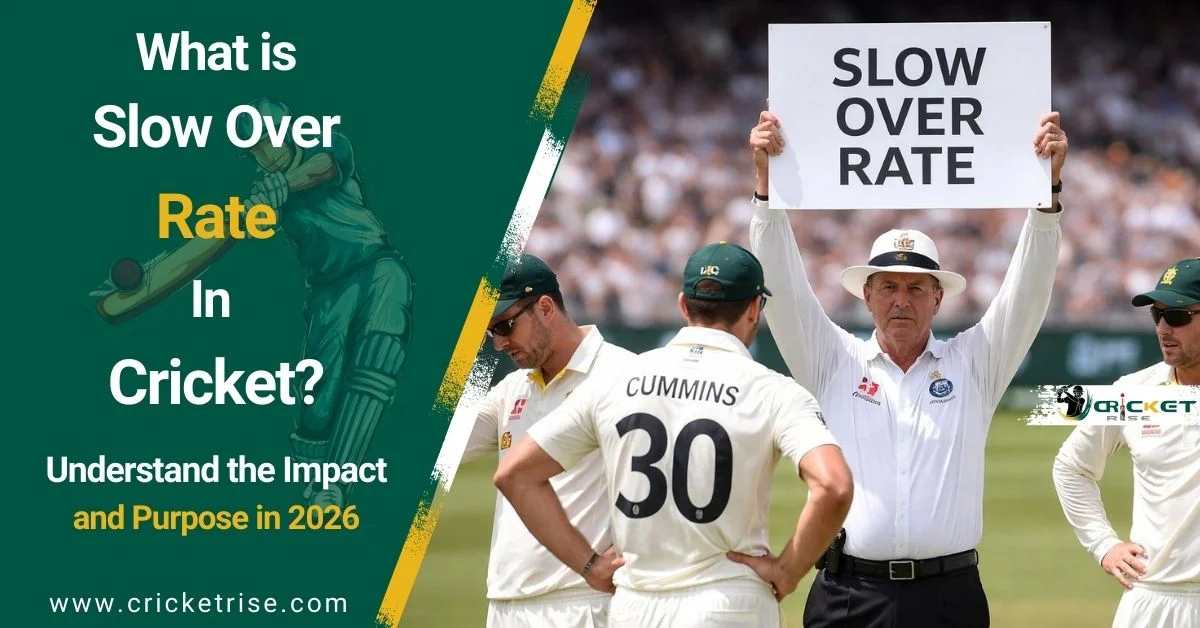 What Is Slow Over Rate in Cricket? Understand the Impact and Purpose in 2026